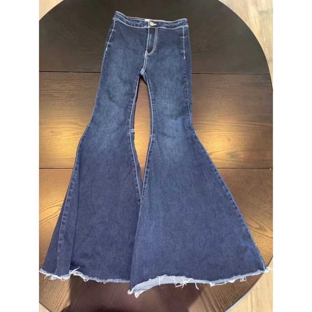 We The Free Just Float On Flare Jeans Sz 25